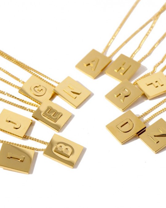 INITIAL Necklace | Letter O
