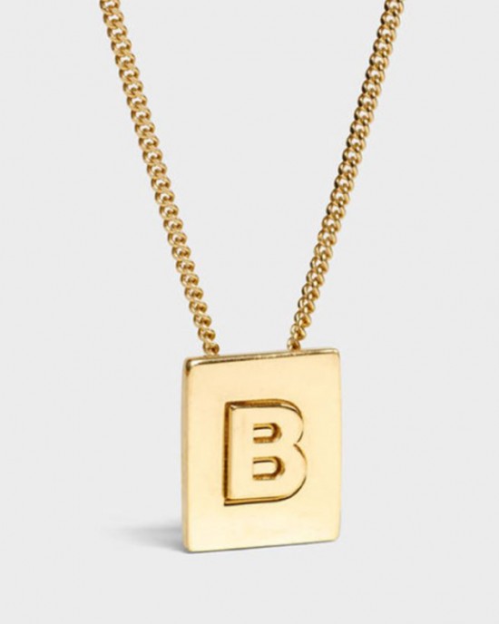 INITIAL Necklace | Letter B