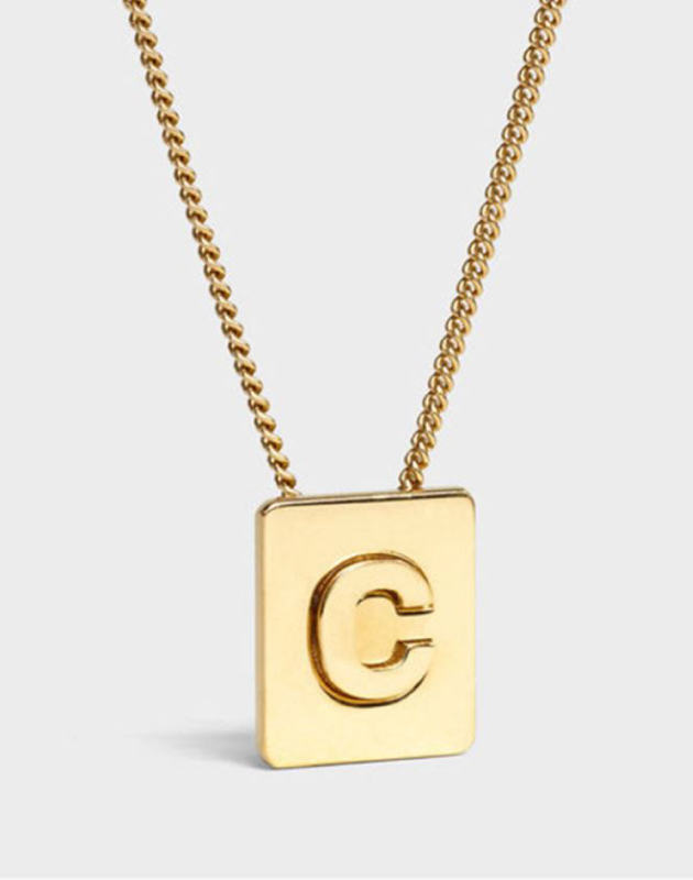 INITIAL Necklace | Letter C