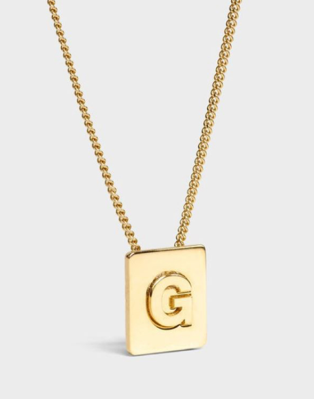 INITIAL Necklace | Letter G