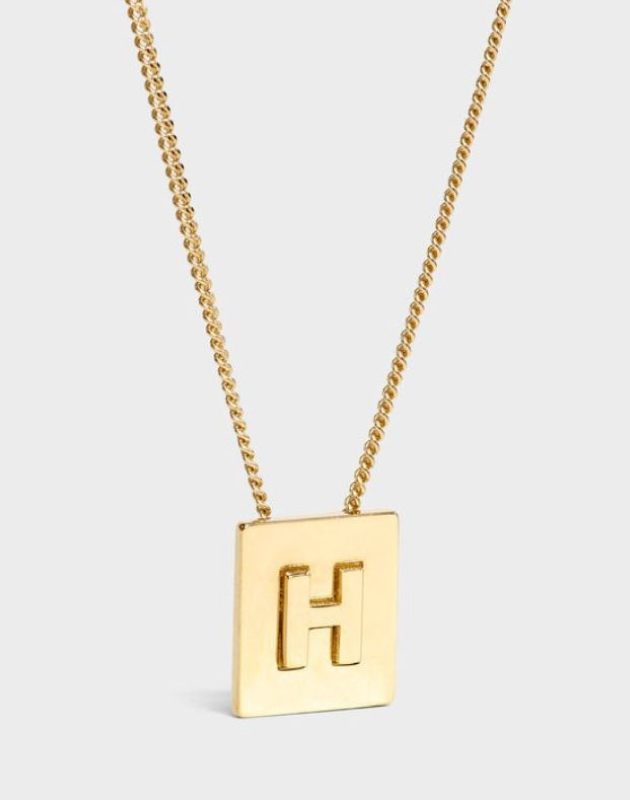 INITIAL Necklace | Letter H