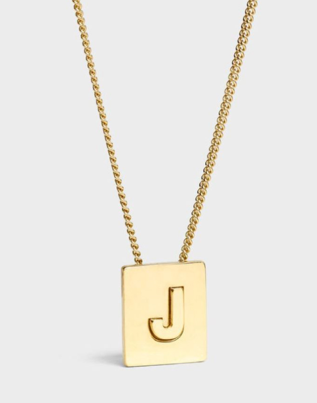 INITIAL Necklace | Letter J