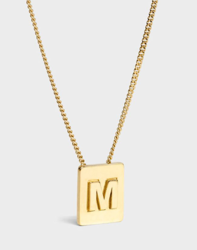 INITIAL Necklace | Letter M