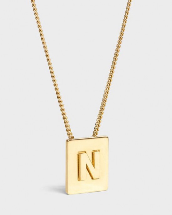 INITIAL Necklace | Letter N