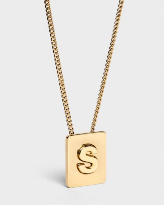 INITIAL Necklace | Letter S