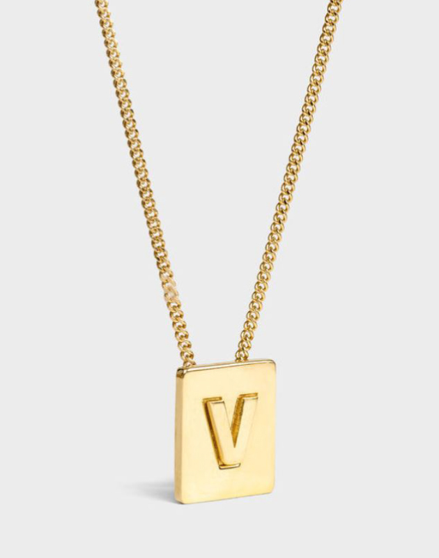INITIAL Necklace | Letter V
