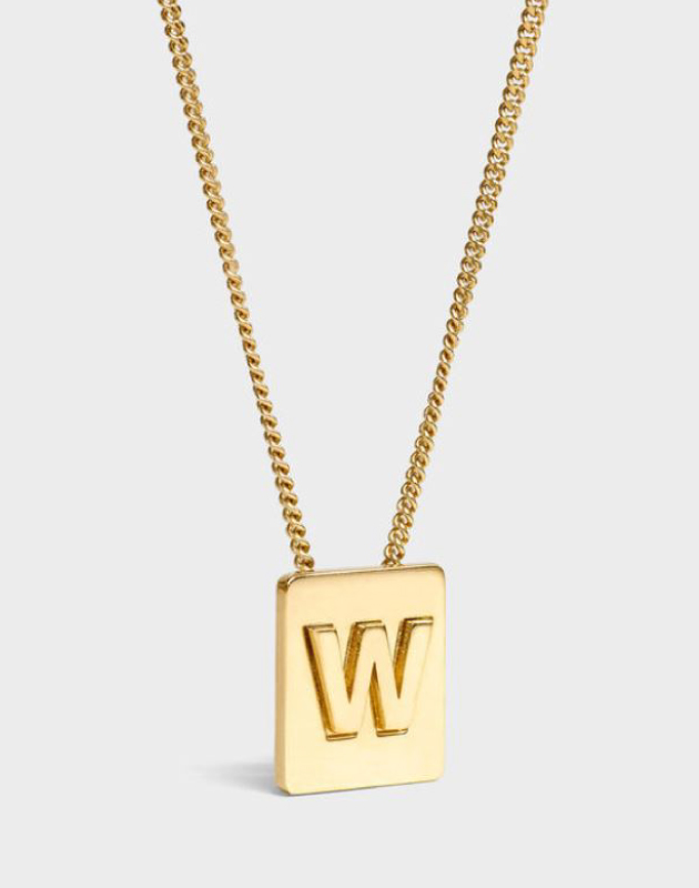 INITIAL Necklace | Letter W