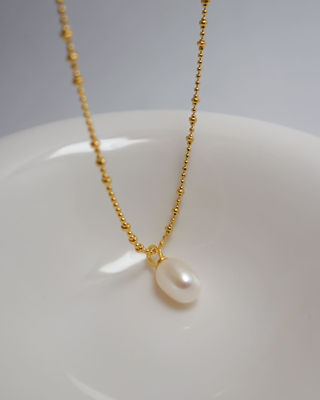 The Ophelia Necklace-Pearl main image 0
