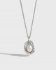 ORIANA Silver Pearl Necklace