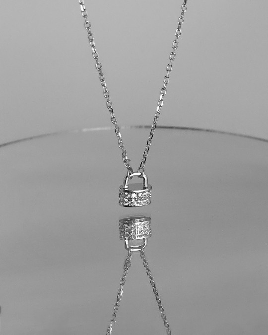 PADLOCK Sterling Silver Necklace