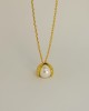 PEARL Bud Gold Vermeil Necklace