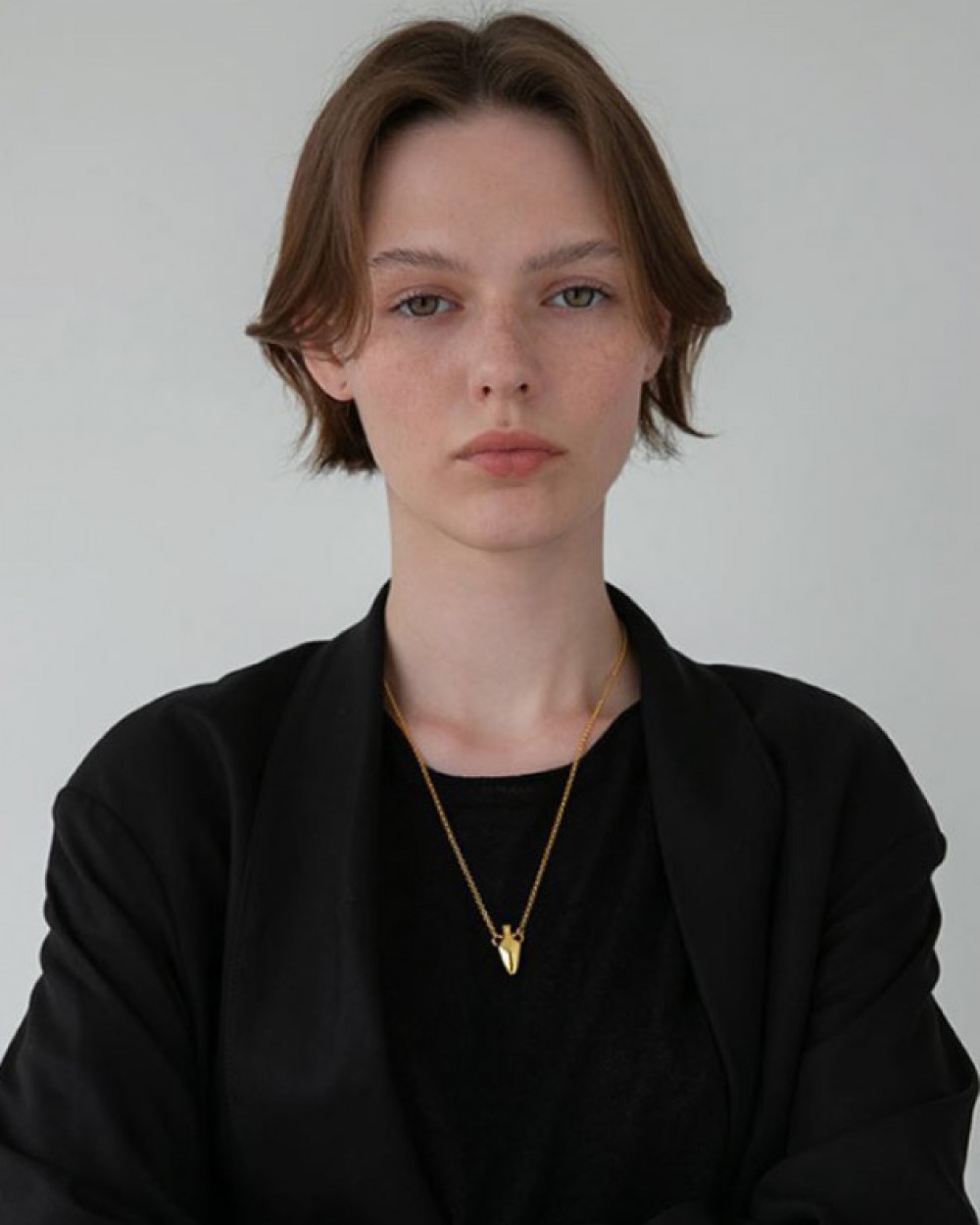 VASE Gold Pendant Necklace INXSKY