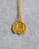 GEMINI Zodiac Coin Necklace