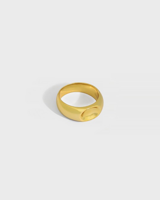 LAYLA Gold Vermeil Signet Ring 