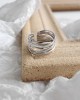 NATHALIE Sterling Silver Layered Ring 