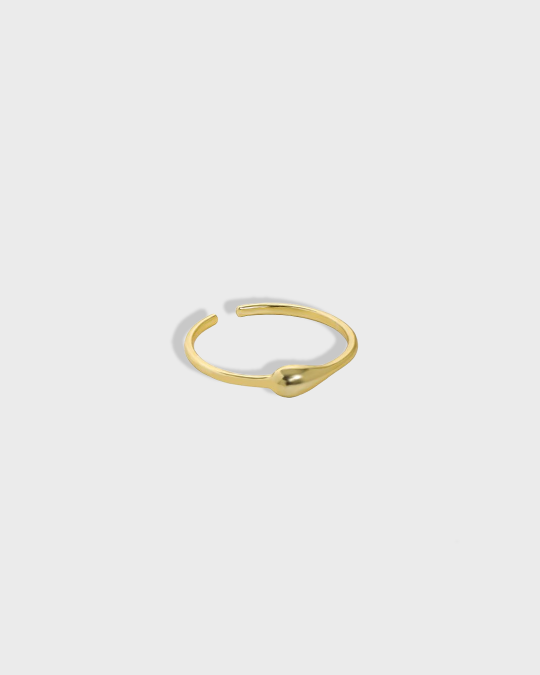 THEA Matte Gold Vermeil Ring 